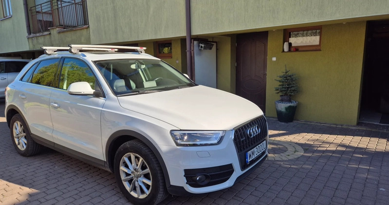 Audi Q3 cena 64000 przebieg: 202598, rok produkcji 2014 z Skierniewice małe 56